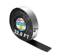 2" x 32.8 FT Pipe Insulation Wrap, Self Adhesive Foam Tape with Foil for Winter Freeze Protection, Pipe Insulation Cover for HVAC AC Line,Outdoor Copper Water Pipes, Reduce Heat Loss