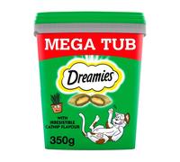 DREAMIES Cat Treats with Catnip Flavour 350g MegaTub Pack of 2