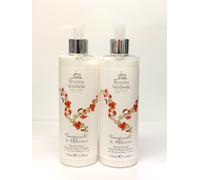 2 x 350ml WOODS OF WINDSOR Pomegrante & Hibiscus BODY LOTION Rare discontinued