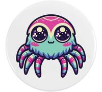 2 x 38mm 'Cute Jumping Spider' Small Button Pin Badges (BB00134496)