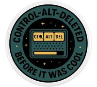 2 x 38mm 'I Control-Alt-Deleted Before It Was Cool' Small Button Pin Badges (BB00143891)