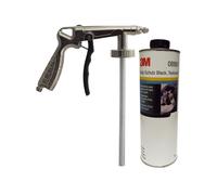 2 x 3M Car Body Schutz - Black Underseal + Underbody Coating Gun 08861