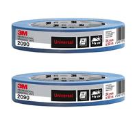 2 x 3M Professional Masking Tape Sticky Tape 24mm x 50m UV & Water Resistant