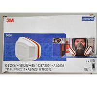 2 x 3M Vapour & Particulate Filters A1E1HgP3R 6096 Expiry 10/2028