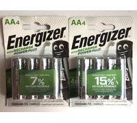 Energizer ACCU Power Plus AA Rechargeable Batteries NiMH 2000mAh - 4 Pack