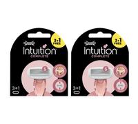 2 x 4 Wilkinson Sword Intuition Complete Women's Razor Blade 8 Refills