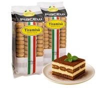 2 x 400g PIACELLI Tiramisu lady fingers biscuits for tiramisu, Italian biscuits for tiramisu desserts, ladyfingers Tiramisù Speciale 2 x 400g (upto 19 servings) - Made in Italy