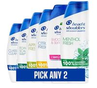 2 x 400ml | Head & Shoulders Anti-Dandruff Shampoo | Pick any 2 | Choose from Classic Clean, Apple Fresh, Citrus Fresh, Itchy Scalp, Soothing, Smooth & Silky, Menthol & More