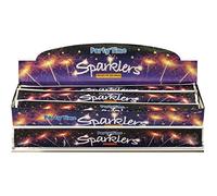 2 x 40cm Hand Held Sparklers (6 Pack) Party Time - Ideal for Bon Fire Night = Total of 12 Sparklers