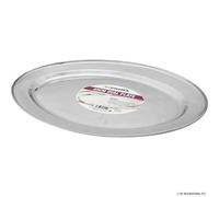 2 X 40CM Stainless Steel Oval Plate Dinner Tray Serving Dish Catering Platter