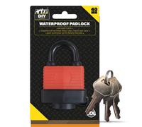 (2 x 40mm) 40mm Weatherproof Padlock with Key