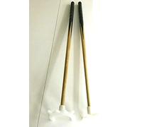 2 x 42" 1 PIECE POOL or SNOOKER CUES With NYLON CROSS & BRIDGE RESTS For TABLES
