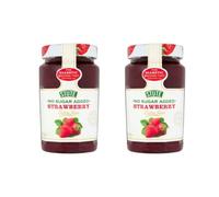 2 x 430g No Added Sugar Strawberry Jam Diabetic Friendly