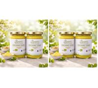2 x 450g Great Taste 2020 Winner - Organic Certified - Grass Fed Cows - English Ayurvedic Clarified Ghee by Organic Swaad : 900g (Pack of 2)