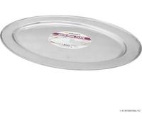 2 X 45Cm Stainless Steel Oval Plate Dinner Tray Serving Dish Catering Platter