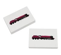 2 x 45mm 'Princess Elizabeth Steam Train' Erasers/Rubbers (ER00037036)
