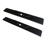 2 x 48.5 cm Lawn Tractor Blade Set for MTD BE DL JF LF P RD 96 125 130 135 155 11596 B 12096 13596 H HF T Eurotrac 15596 Spider 96 SD Racing 125-96 Gold 125-96 3096 Smart RF 125 Optima LF - 742-04084