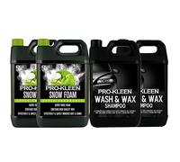 2 x 5 Litres Pro-Kleen Apple Snow Foam + 2 x 5 Litres Pro-Kleen Car Wash and Wax