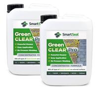 (2 x 5 Litres) SmartSeal Green Clear Pro - Powerful Green Algae Remover - Easy To Apply Best Mould, Lichen & Black Mould Remover - Roof Cleaner & Driveway Cleaner