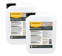 (2 x 5 Litres) Smartseal Natural Stone Sealer - Dry Finish - Impregnating, Durable Clear Sealer for Sandstone, Limestone, Granite, Travertine & Slate - Easy to Apply