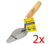 2 X 5" Pointing Trowel Wooden Handle Brick Jointer Tuck Bricklayer Bricklaying