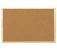 2 x 5 Star Office Noticeboard Cork with Pine Frame W900xH600mm