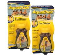 2 x 50 Aquachek 4-1 Chlorine Test Strips Pool Spa Tub