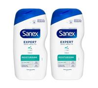 2 x 50 ml SANEX SHOWER GEL FOR MEN 3 in 1 Body Face Hair DERMO SENSITIVE Wash Protect and Hydrates skin natural Moisturisers Healthy Skin Palmers head cap hose mat gift refill Dermatologically Tested