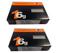 (2 x 500) 1000 Nail - Size 38mm 16g Straight, Compatible with Dewalt,Paslode,Hitachi ((2 x 500) 38mm)