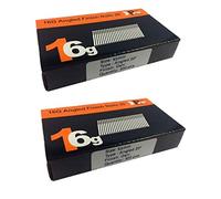 (2 x 500) 1000 Nail - Size 63mm 16g Angled 20° - Compatible with Dewalt,Paslode,Hitachi ((2 x 500) 64mm)