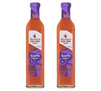 2 x 500g Medium Hot Spicy Garlic Sauce Red Pepper Peri Peri Flavour Dressing Marinade Seasoning