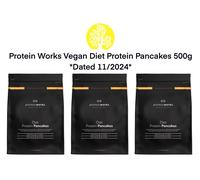 3 x 500g Protein Works Vegan Diet Protein Pancakes BBE 11/2024 Bargain