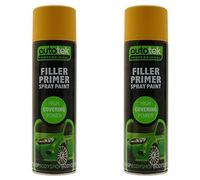 2 x 500ml Autotek AT000FP500 Filler Primer Spray Paint