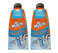 2 x 500ml Drain Foamer All Pipes Hair Cleaner Unblocker Bathroom Kitchen