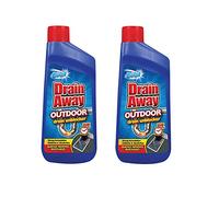 2 x 500ml Outdoor Drain Cleaner Unblocker Fast Acting - Unblocks & Deodorises