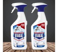2 x 500ml Viakal ORIGINAL CLASSIC All Purpose Limescale Remover Bathroom Spray