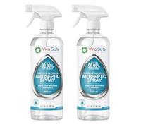 2 x 500ml Vira Safe 80% Pure Rubbing Alcohol Antiseptic Spray 500ml - Multipurpose Cleaning & Disinfecting Solution for Home, First Aid, Electronics, Glass & Stainless Steel (2 x 500ml)