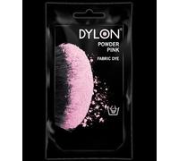 2 X 50g (gram) DYLON FABRIC DYE FOR HAND USE - IDEAL FOR DYEING SMALL ITEMS SUCH AS SOCKS, VESTS, SHORTS ETC - A VARIETY OF COLOURS/SHADES AVAILABLE INCLUDING BLACK, BLUE, GREEN, PINK, YELLOW, ORANGE, BROWN, PURPLE, RED, NAVY AND GREY (POWDER PINK 07)