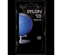 2 X 50g (gram) DYLON FABRIC DYE FOR HAND USE - IDEAL FOR DYEING SMALL ITEMS SUCH AS SOCKS, VESTS, SHORTS ETC - A VARIETY OF COLOURS/SHADES AVAILABLE INCLUDING BLACK, BLUE, GREEN, PINK, YELLOW, ORANGE, BROWN, PURPLE, RED, NAVY AND GREY (OCEAN BLUE 26)