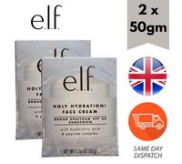 2 X 50gm e.l.f. Cosmetics Holy Hydration Face Cream for Nourishing Hydrated Skin