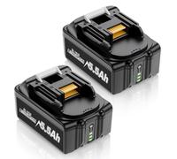 2 X 5500mAh for Makita 18V Battery, Replacement for Makita 18V LXT Battery | Upgraded Li-Ion Batteries for Makita 18V, Compatible with BL1830B BL1840B BL1850B BL1830 BL1840 BL1850 (with LED Indicator)