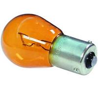 2 x 581 AMBER INDICATOR CAR BULBS OFFSET PINS 12V 21w BAu15s