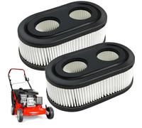 2 x 593260 Air Filter for Briggs & Stratton 798452 334404 Replacement Engines, Fits 5432 5432k 550ex 675ex 725exi Engines Troy Bilt TB110 TB200 TB230