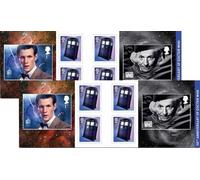 2 x 6 First Class (1st) Standard UK Postage Doctor Who Stamps Retail Book