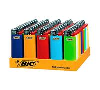 2 X 6 Mini BIC Lighters - all different colours