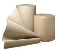 2 x 600mm x 75M CORRUGATED CARDBOARD PAPER ROLLS (150M)