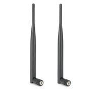 2 x 6DBI WIFI Antenna Dual Band, SMA Female Antenna Cable for Wireless Network, Wireless Range Extender, Two Units for Desktop Computer, Router
