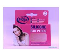 2 x 7 Pairs Soft Comfortable Silicone Ear Plugs Hush Plugz Easy Fit