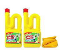 2 x 750 ml Elbow Drain Sink Unblocker with Cloth | Use for Toilet Cleaning, Sink Unblocking, Heavy Duty Household Cleaning (PK 3))
