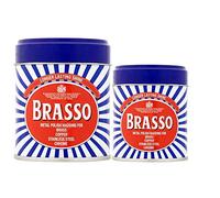 2 x 75g Brasso Metal Polish Wadding for Surfaces